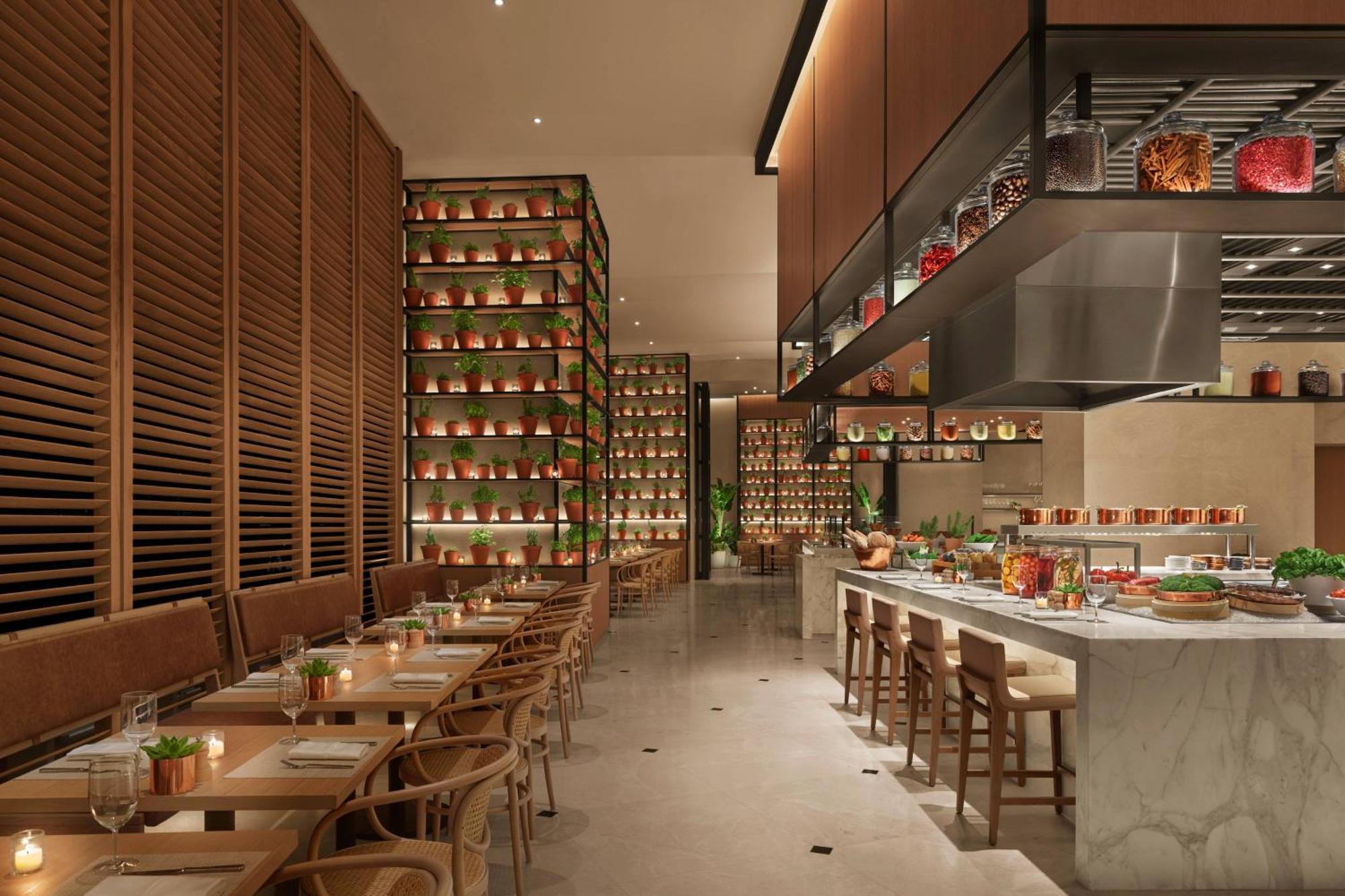 The Abu Dhabi Edition Exterior foto The interior of the restaurant